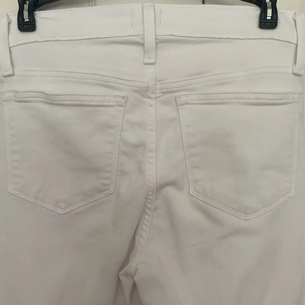J.Crew Re‑Imagined 9” Mid‑Rise White Skinny Jeans | Size 27 - Picture 6 of 9